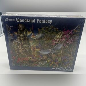 New Vermont Christmas Co. Puzzle C.Marchetti "Woodland Fantasy" Animals 1000 pc
